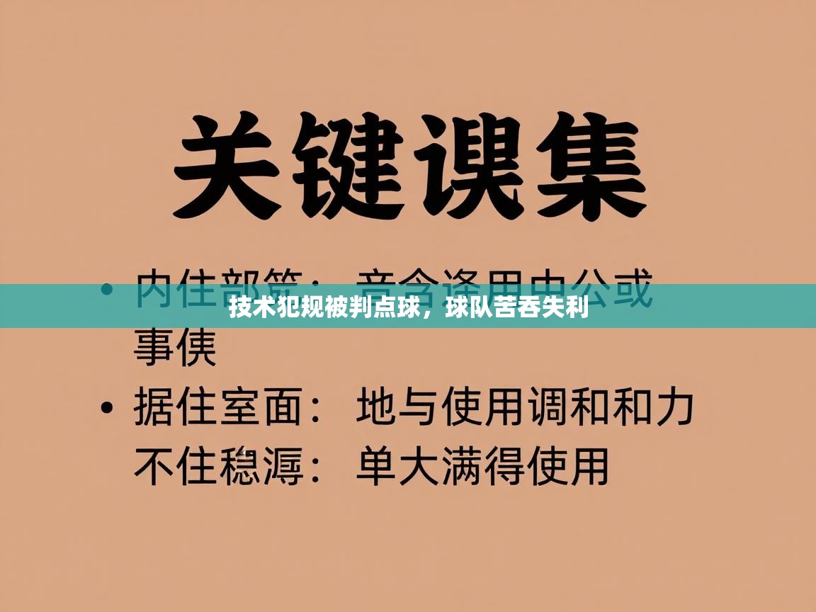 开运体育登录入口-技术犯规被判点球,球队苦吞失利 第2张